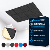 Arrowzoom Self-Adhesive Acoustic Felt Ceiling Panels (KK1424)