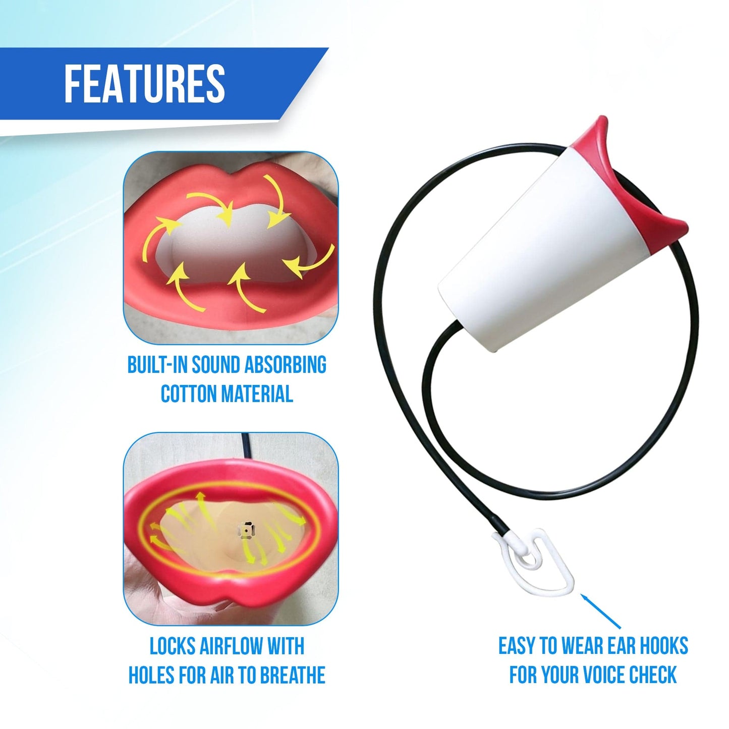 Arrowzoom Singing, Warm-up, Stress Relief Vocal Dampener - KK1464