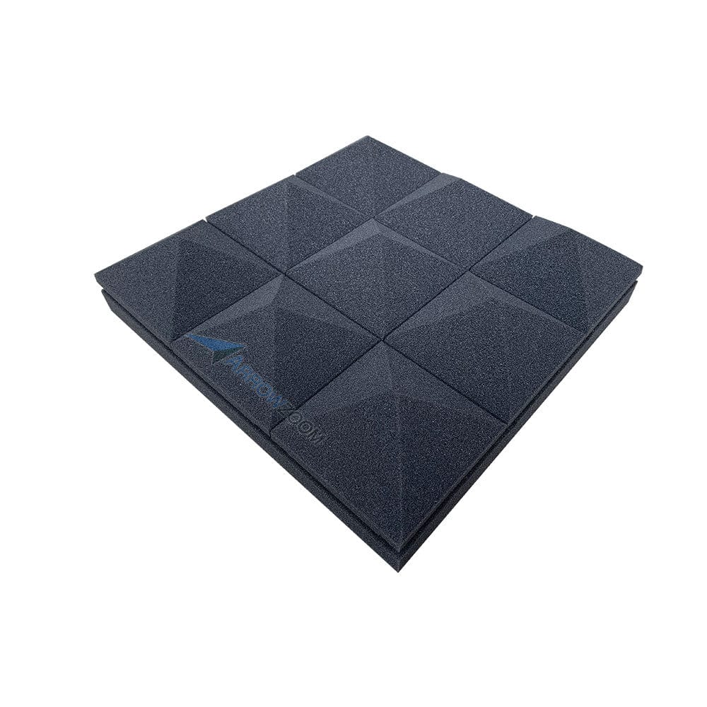 Sound Absorbing Foam Insulation Panel Wall Pyramid Absorption Acoustic  Sponge