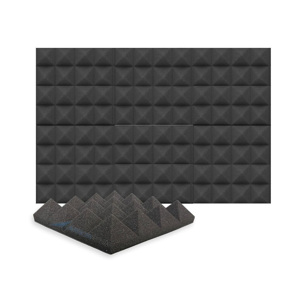 thumbnail image 2 of 12-Pack 12x12x1 Acoustic Foam Panels - Blue Square Tiles For Recording Studio Sound Treatment 2 of 5