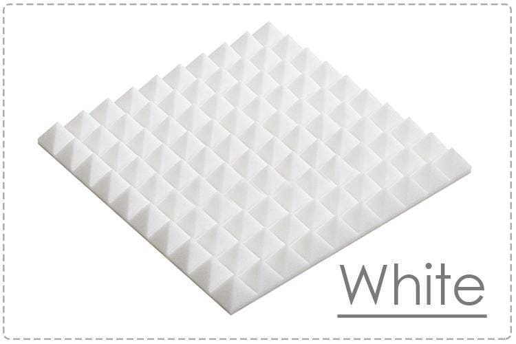 New 6 pcs Bundle Pyramid Adhesive Backed Tiles Acoustic Panels Sound Absorption Studio Soundproof Foam 7 Colors KK1053 Arrowzoom.