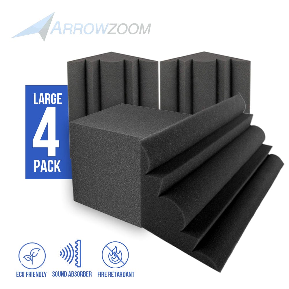 Arrowzoom Black Corner Bass Trap Set KK1043
