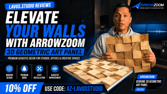 Elevate Your Walls with LAVOS.STUDIO's Arrowzoom 3D Geometric Art Panels