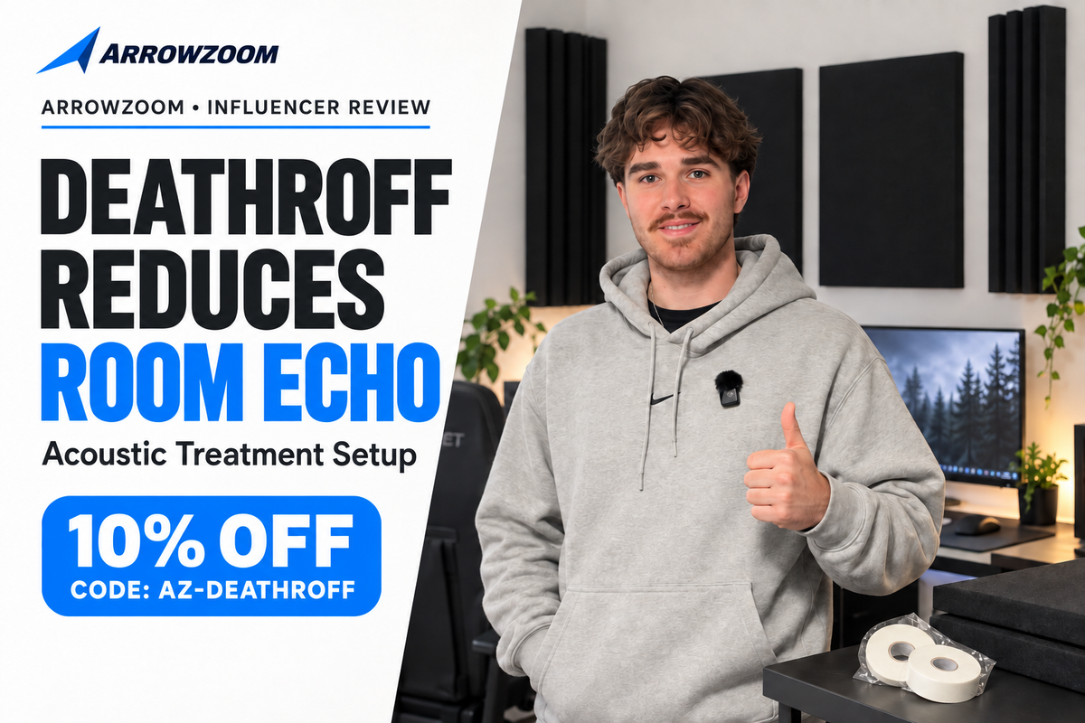 Deathroff Reduces Room Echo with Arrowzoom