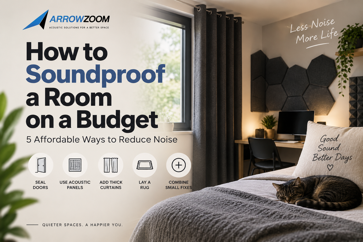 How to Soundproof a Room on a Budget: 5 Affordable Ways to Reduce Noise