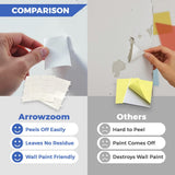 Arrowzoom Easy Mounting Sticky Acoustic Foam Tape - KK1207 24 Pcs
