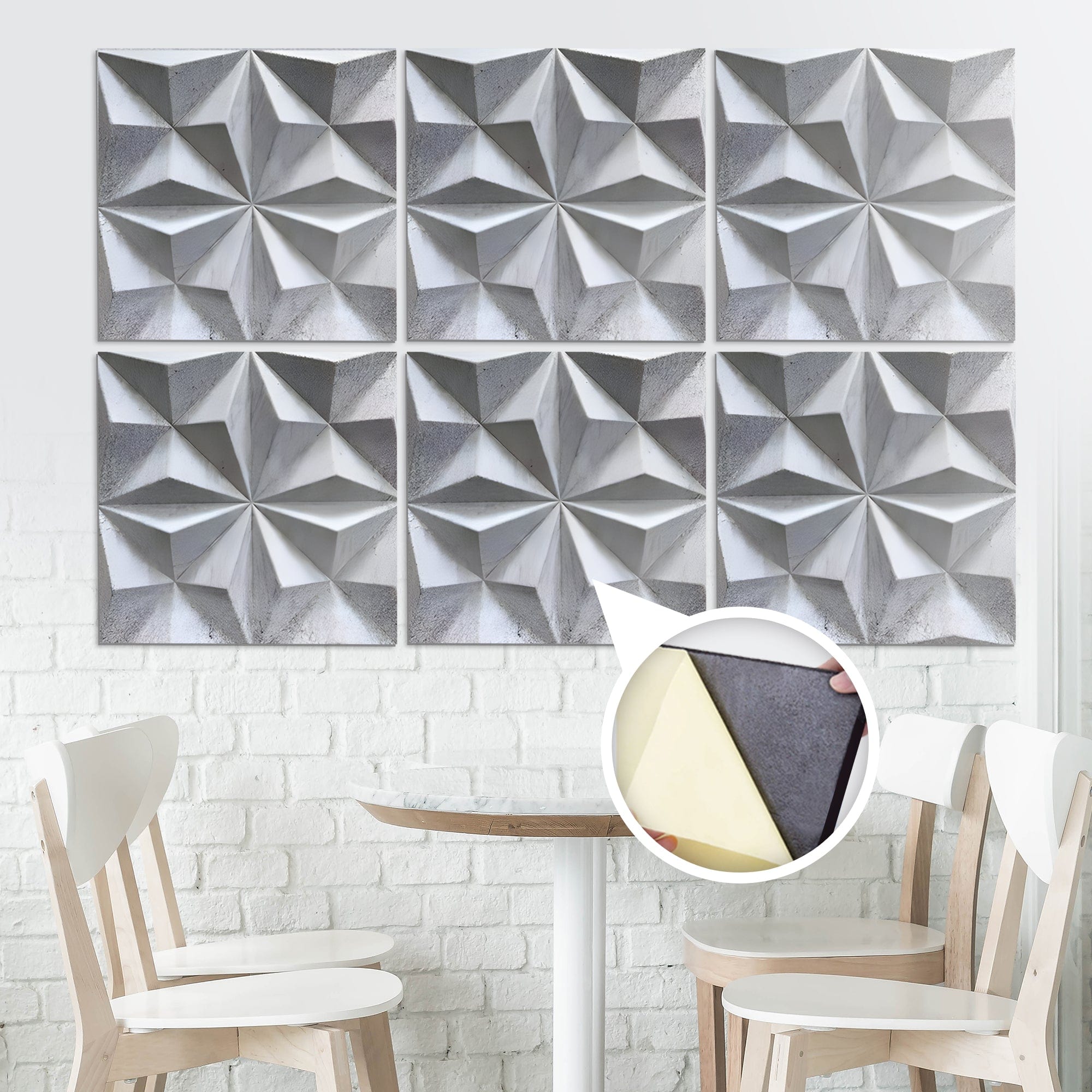 Arrowzoom City Velcro Felt Art Wall Panels Kk1226 / Style: Design B / Size: 6 Pieces - 90 x 60 cm / 35.4 x 23.6 in