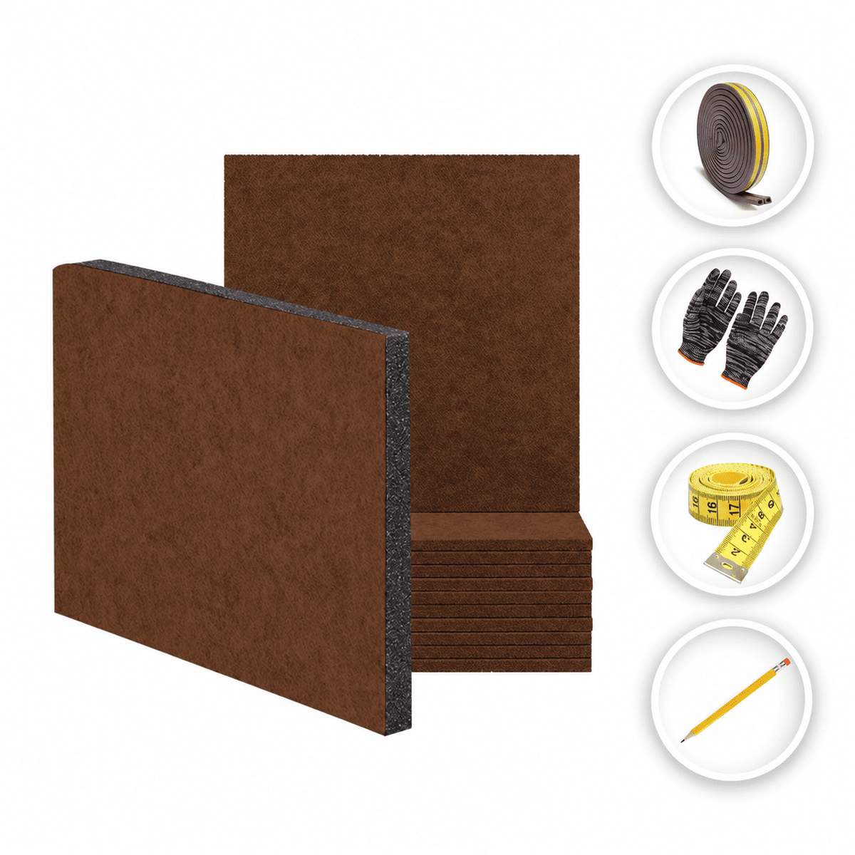Arrowzoom Door Kit PRO — Heavy-Duty Soundproof Panels (KK1244)