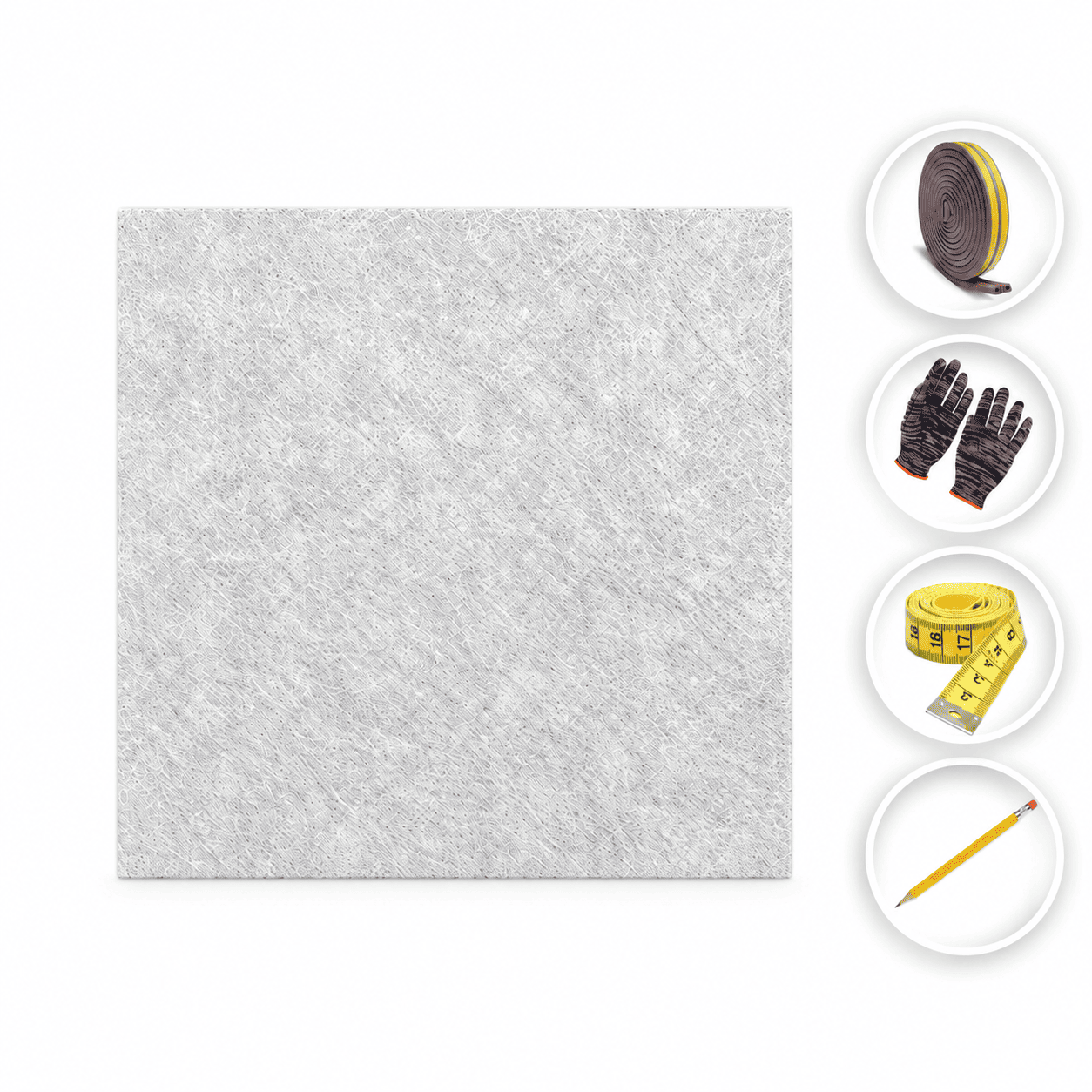 Quiet Your Room in 20 Minutes — Door Soundproofing Kit (KK1184)