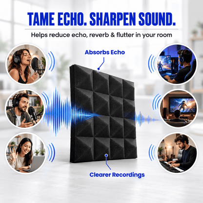 Try Before You Buy — Acoustic Foam Sample (4 Shapes) · KK1034, KK1052, KK1040, KK1134