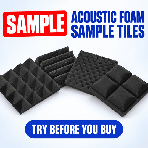 Try Before You Buy — Acoustic Foam Sample (4 Shapes) · KK1034, KK1052, KK1040, KK1134
