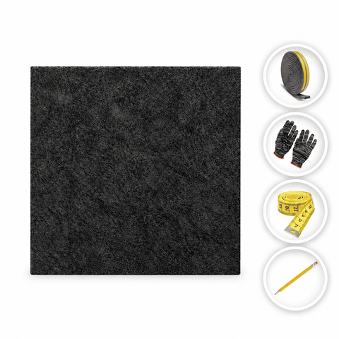 Quiet Your Room in 20 Minutes — Door Soundproofing Kit (KK1184)