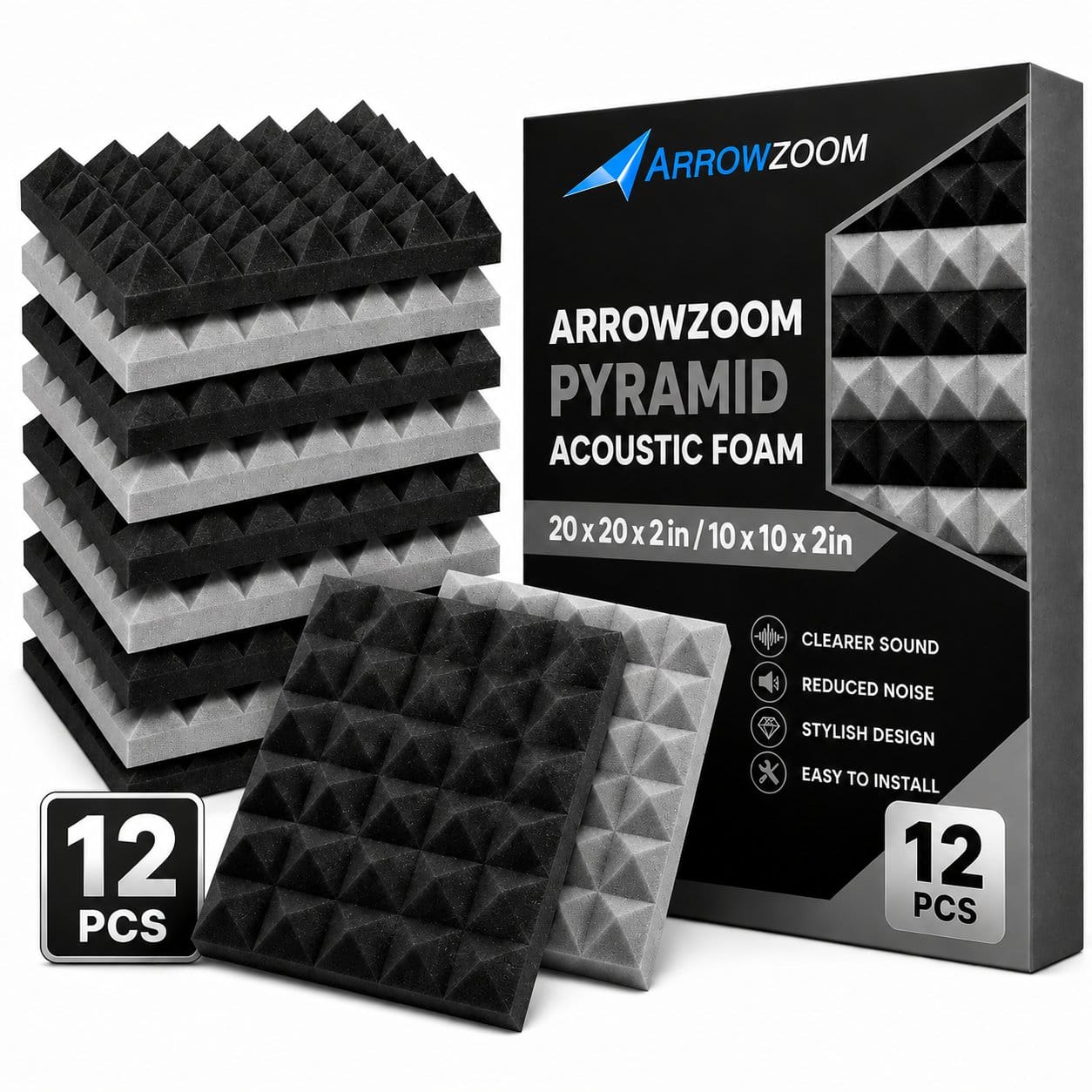 Pyramid - Acoustic Foam | Soundproof & Sound Absorption