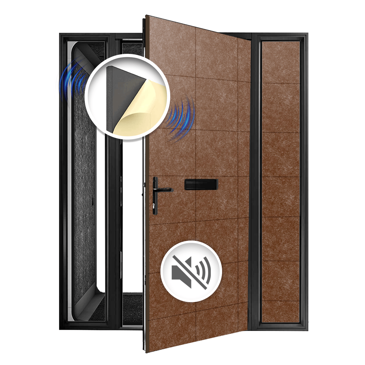 Arrowzoom Soundproof Premium Door Kit Pro - KK1244