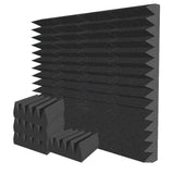 Arrowzoom Wedge 10/15cm Thick Foam Series PRO - Black - KK1472 Black / 12 Pieces - 25 x 25 x 10 cm / 10 x 10 x 4"