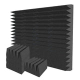 Arrowzoom Wedge 10/15cm Thick Foam Series PRO - Black - KK1472 Black / 12 Pieces - 25 x 25 x 15 cm / 10 x 10 x 6"