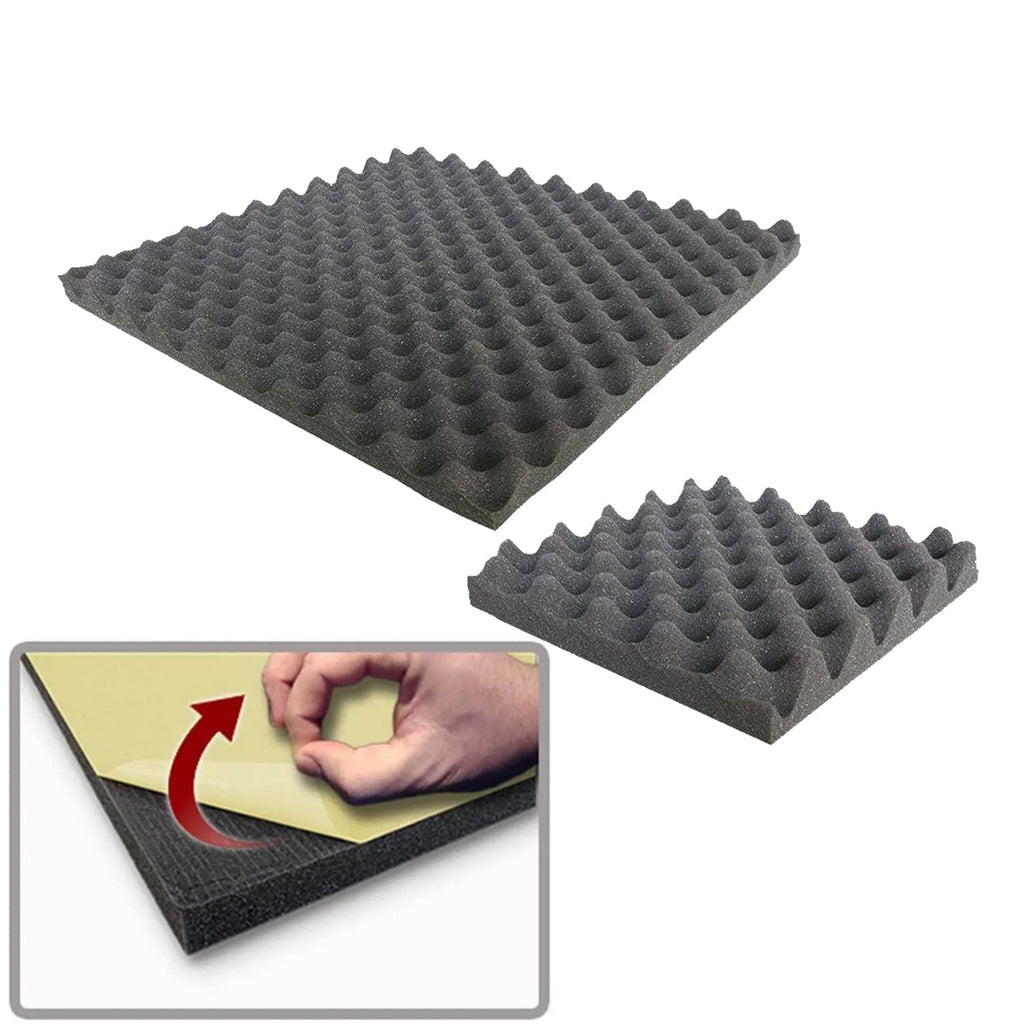 Arrowzoom Egg Crate Adhesive Backed Series Acoustic Foam - Solid Colors - KK1219