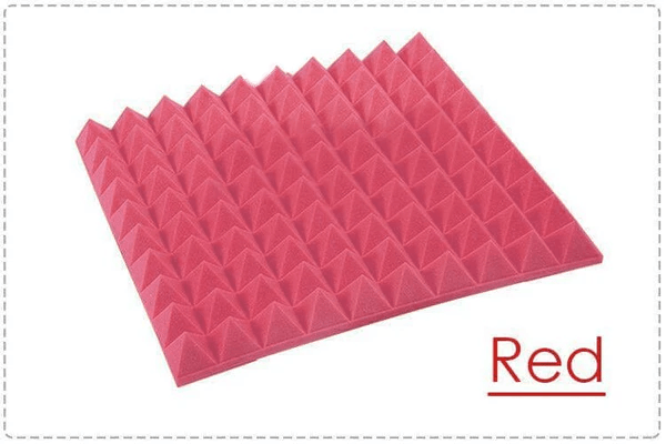 Arrowzoom Pyramid Adhesive Backed Tiles Series Acoustic Foam - Solid Colors - KK1034