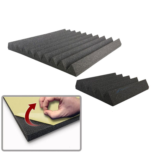 Arrowzoom Wedge Adhesive Backed Tiles Series Acoustic Foam - Solid Colors - KK1218