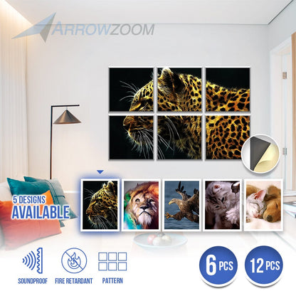 Arrowzoom Animal Velcro Felt Art Wall Panels KK1225