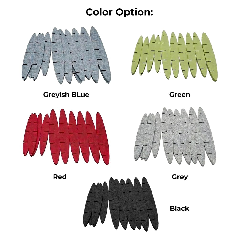 Arrowzoom EchoArt Elegant Sound Absorbers Hanging Ceiling Panels Gray - KK1458