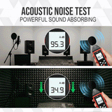 Arrowzoom Acoustic Eggcrate Panel - Black KK1052