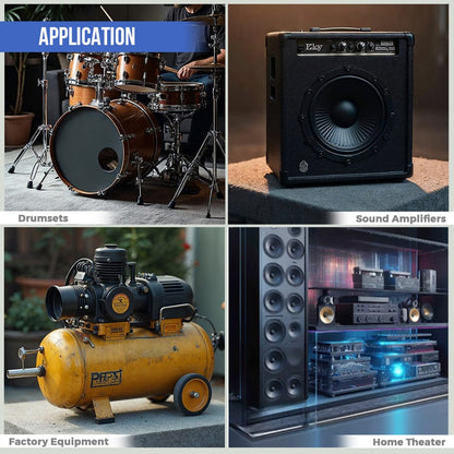 Arrowzoom ProSound 1pc Heavy Duty 3-Layer Thick 5.5cm/2.1" Floor Pads - KK1468