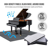 Arrowzoom QuietStep Piano Pad: 3-Layer Acoustic Solution - KK1469