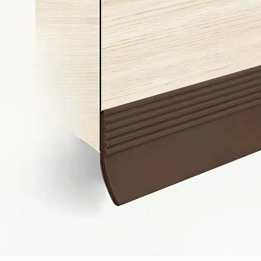 Arrowzoom 2 Pack - Under Door Draft Sound Stopper PRO - KK1467 Brown / 3.6 cm (1.4")