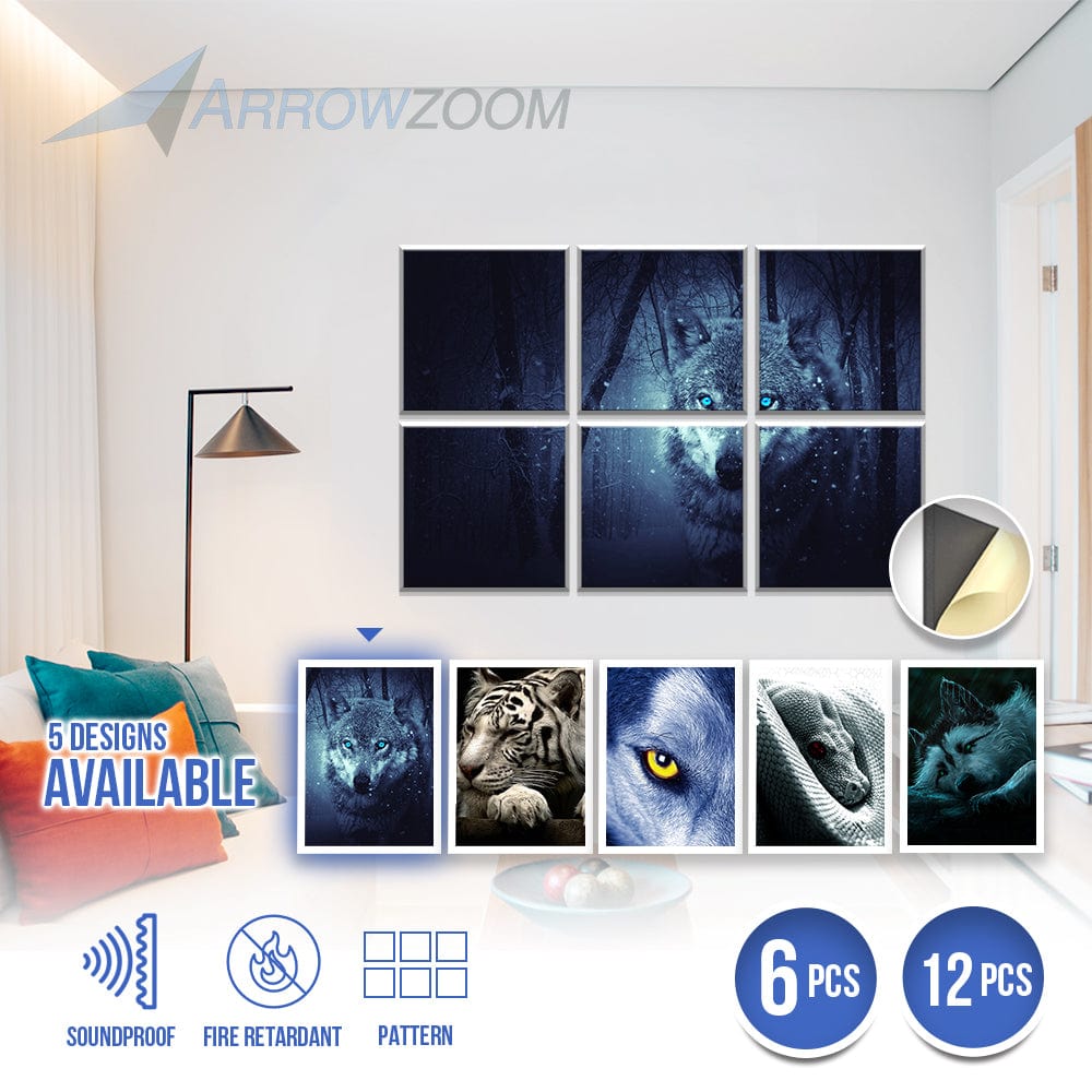 Arrowzoom Apex Self-Adhesive Felt Art Wall Panels - KK1400