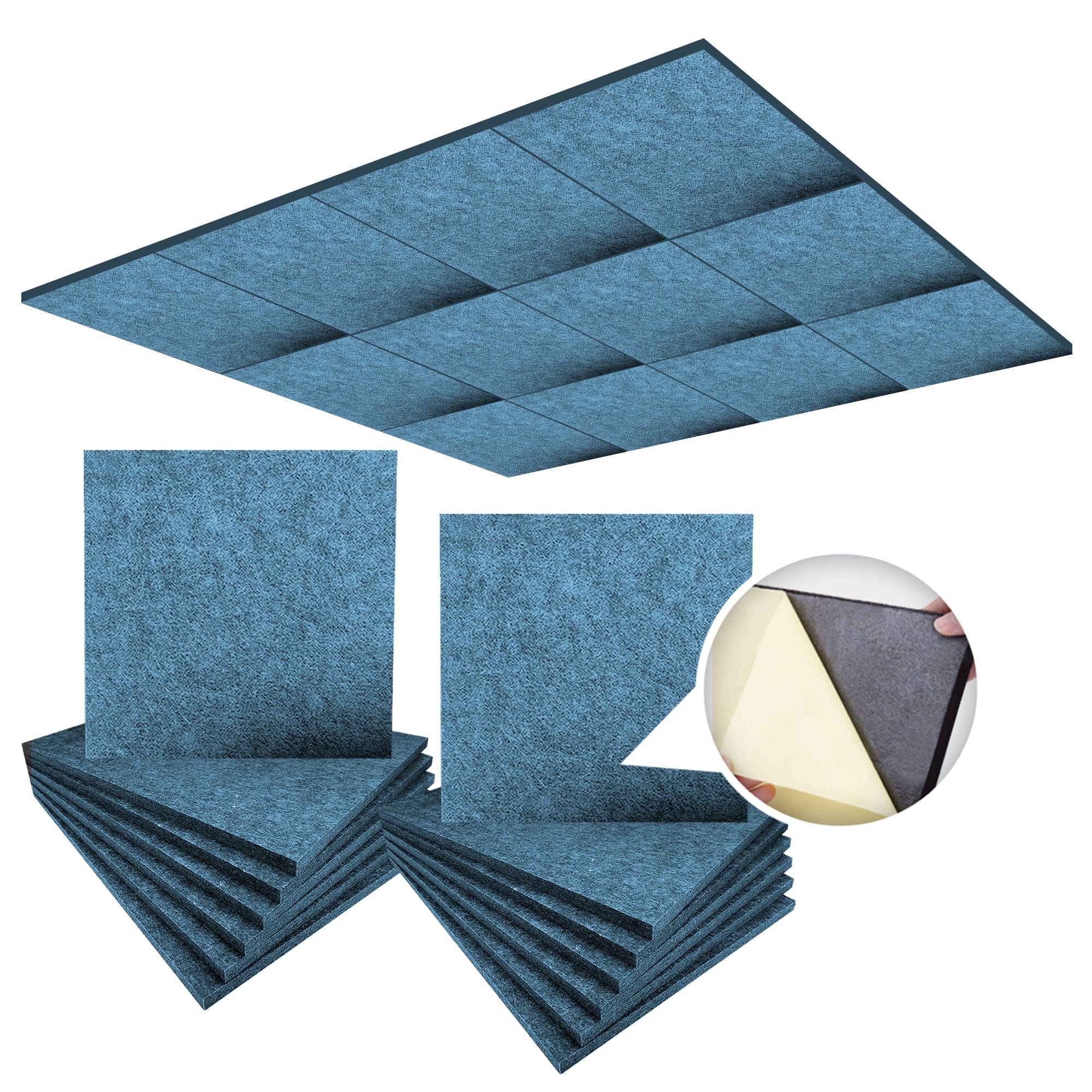 Polyeter Panel Arrowzoom Self-Adhesive Ceiling Sound Deadening Polyester Fabric Panel ...