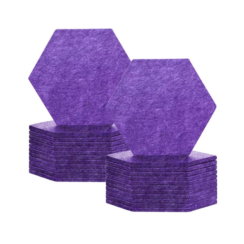 Arrowzoom Hexagon Felt Sound Absorbing Wall Panel - Solid Color - KK1224