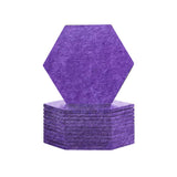 Arrowzoom Hexagon Felt Sound Absorbing Wall Panel - Solid Color - KK1224