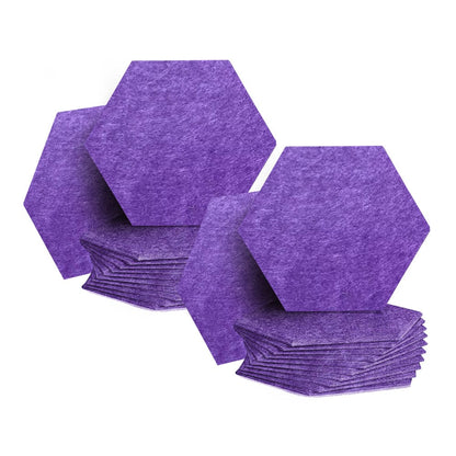 Arrowzoom Hexagon Felt Sound Absorbing Wall Panel - Solid Color - KK1224