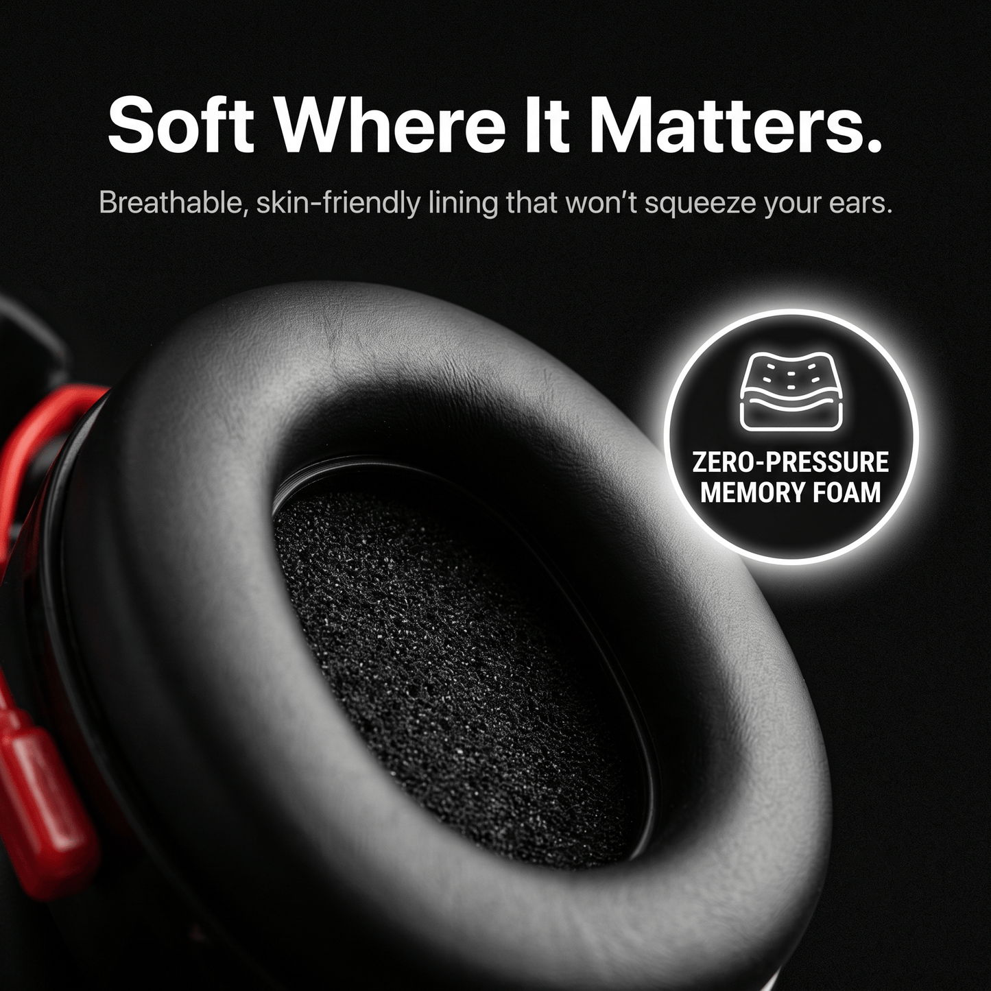 Arrowzoom Bundle — Dual-Hole Ear Pillow + Soundproof Ear Muffs KK1482