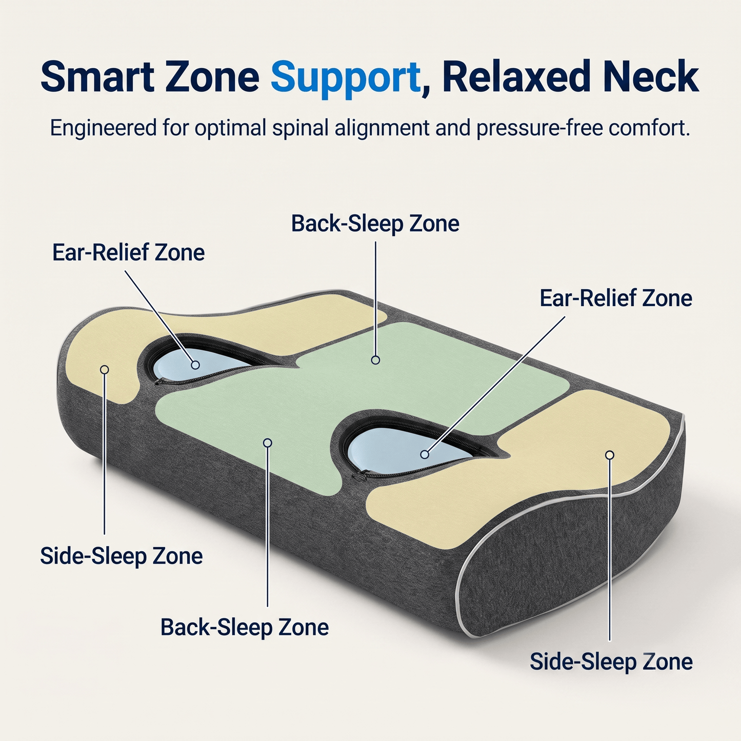 Arrowzoom Bundle — Dual-Hole Ear Pillow + Soundproof Ear Muffs KK1482