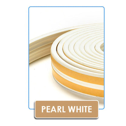 Arrowzoom Soundproof Weather Strip for Doors and Windows - KK1154 Pearl White