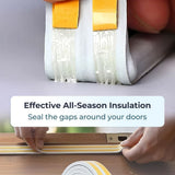 Stop Drafts & Noise in 5 Minutes — Self-Adhesive Door & Window Weather Stripping Seal (KK1154)