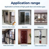 Stop Drafts & Noise in 5 Minutes — Self-Adhesive Door & Window Weather Stripping Seal (KK1154)