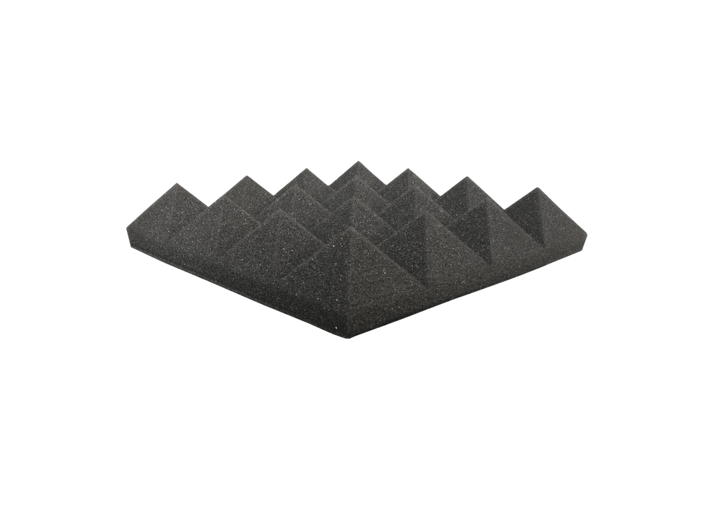 Arrowzoom™ Bass Trap & Acoustic Foam Bundle (Black) KK1436 25 x 25 cm