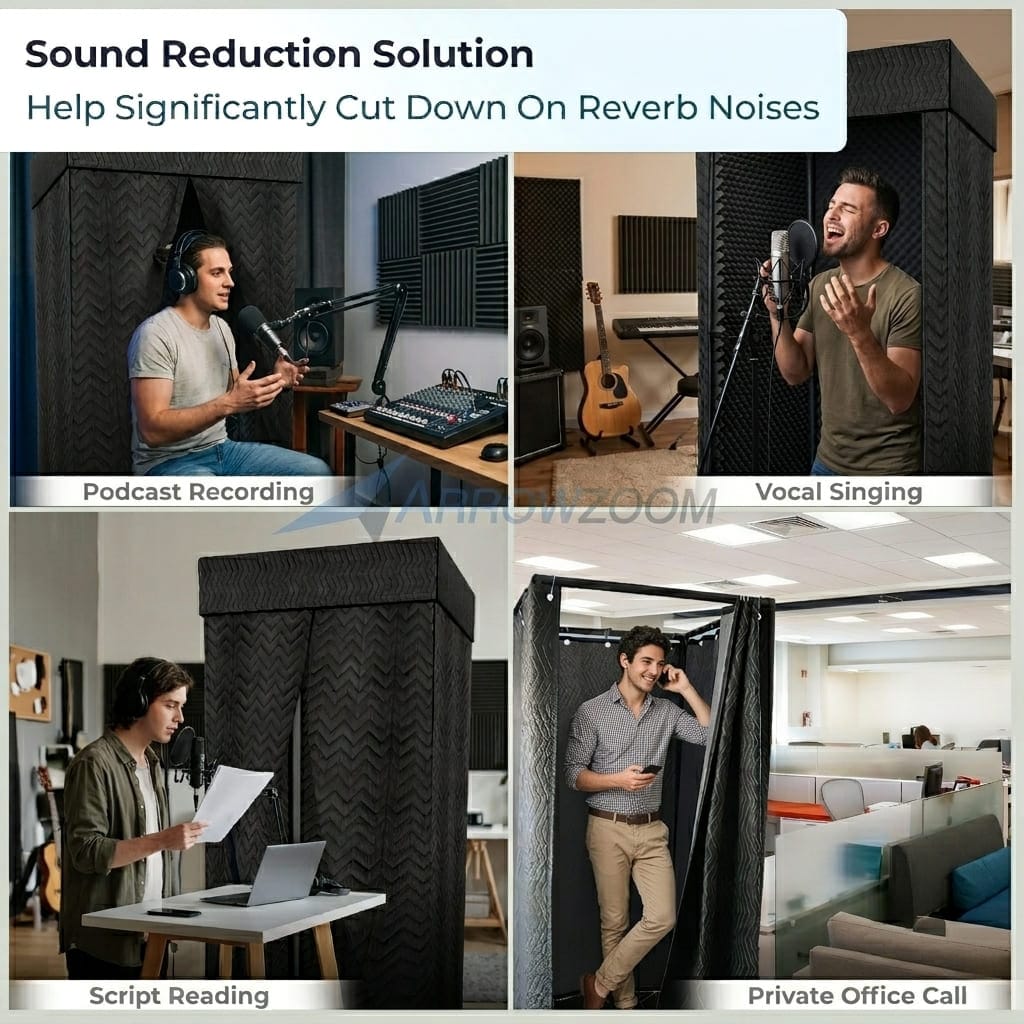 Ultimate Privacy & Recording Studio Booth for Professional