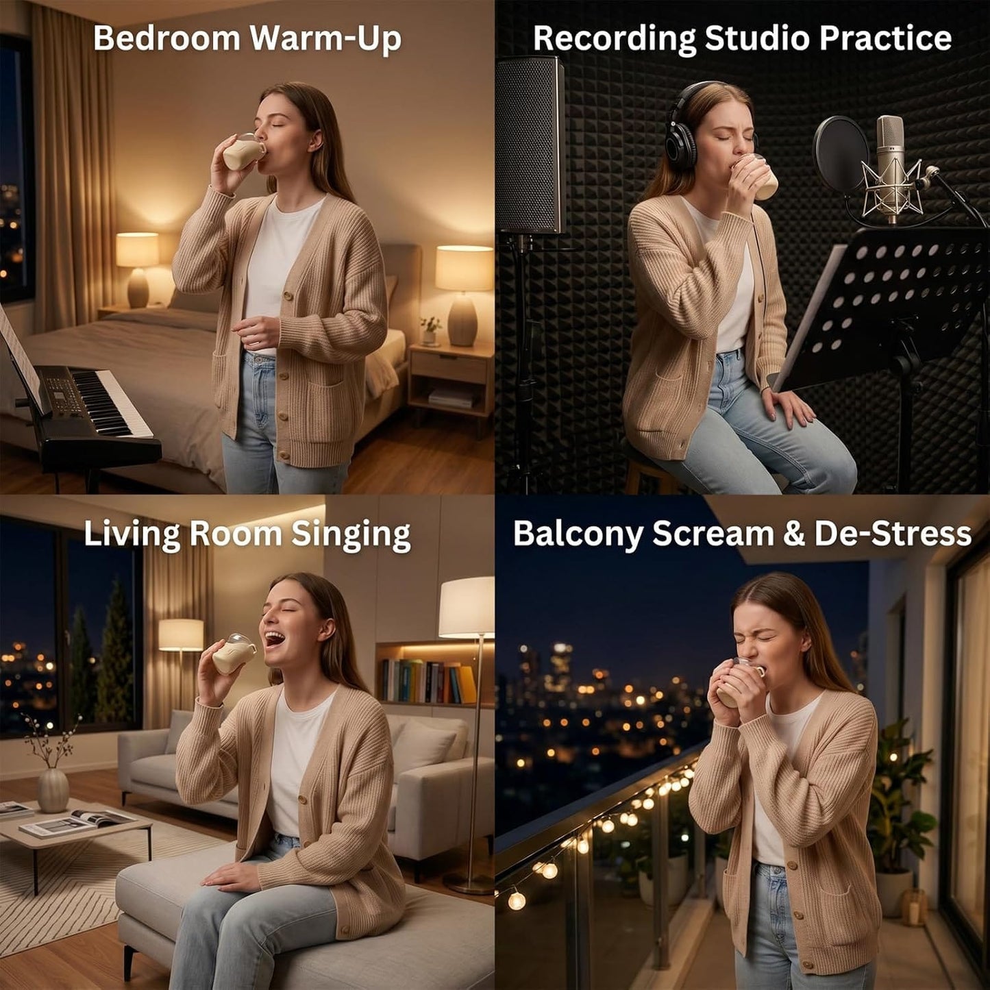 Voice Muffler for Singing, Practice KK1483