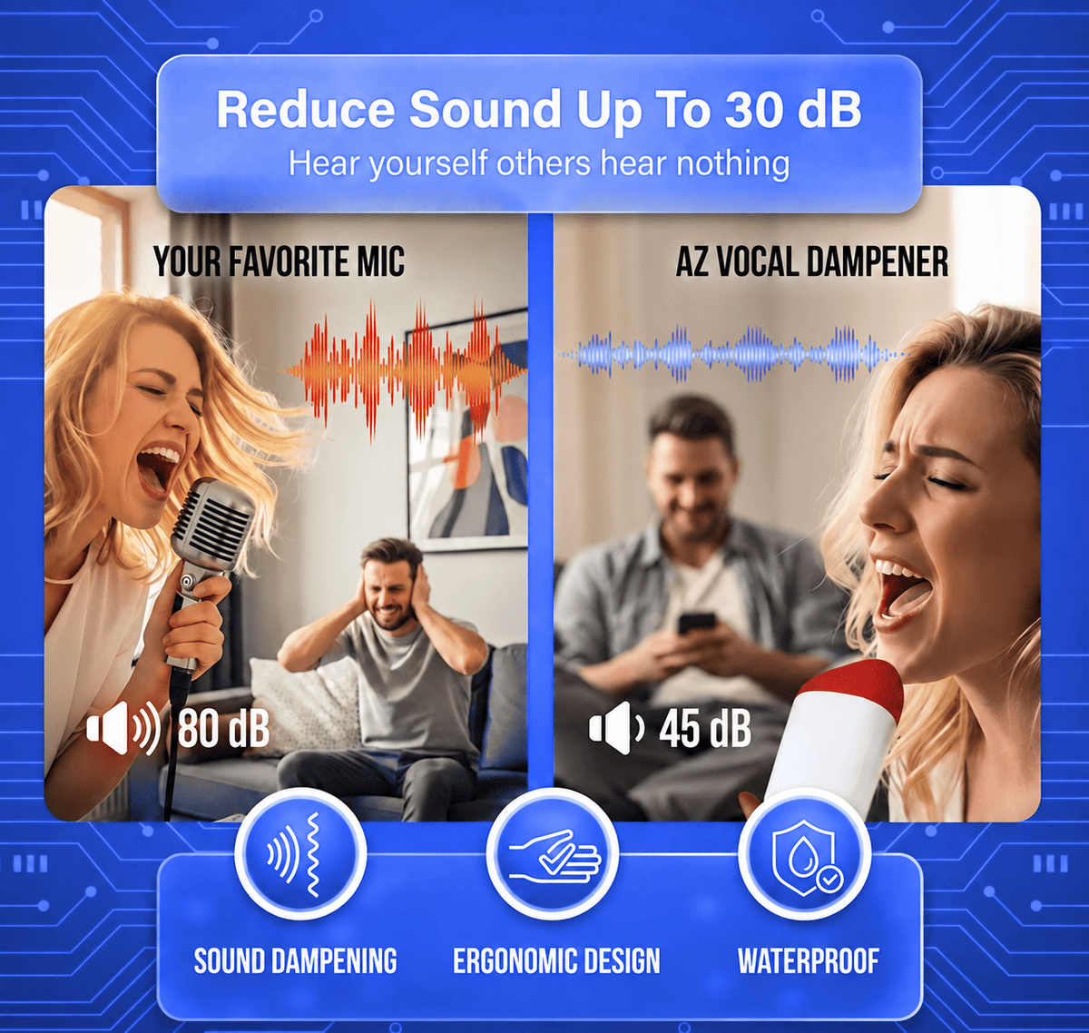 Sing, Scream, Practice Anywhere — Portable Vocal Dampener Mask (KK1464)