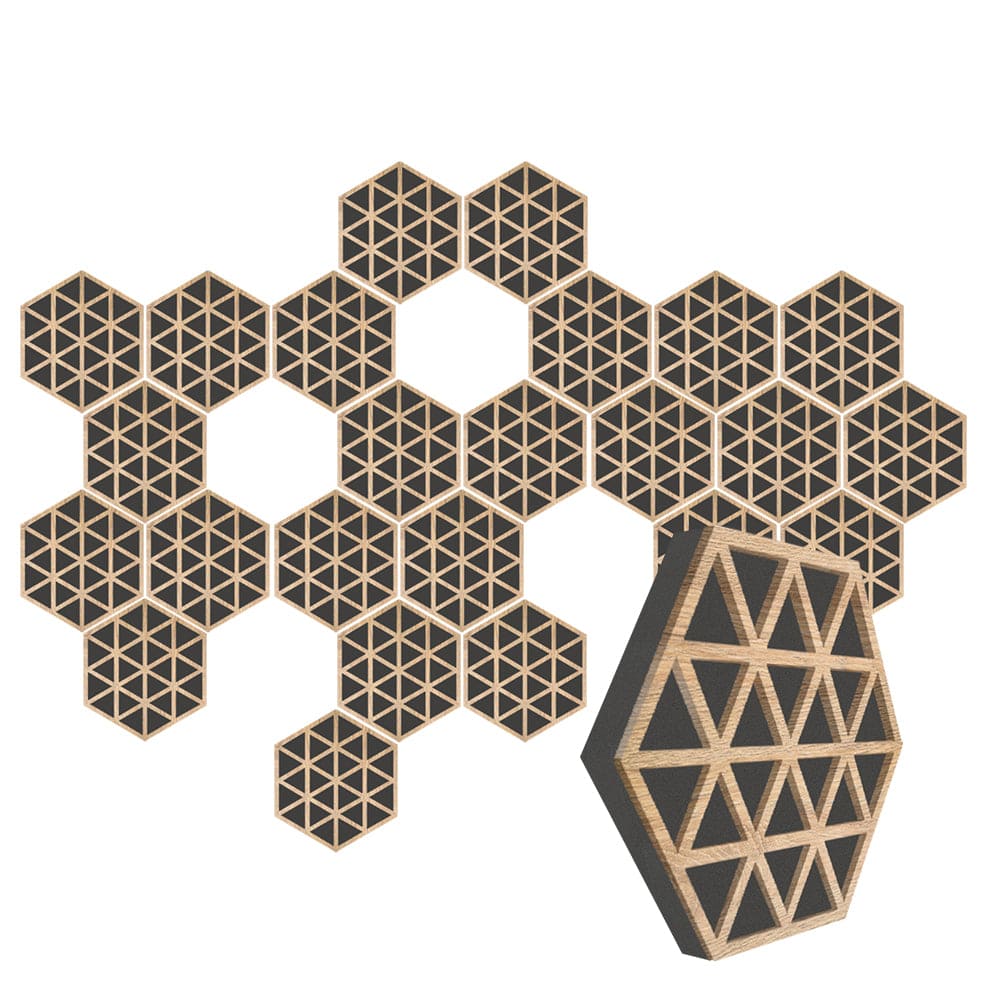 Arrowzoom-Panel acústico adhesivo para estudio, azulejos de espuma  insonorizados de 19,6x19,6x1,9 /7,8x7,8x1,9 KK1056, 12 Uds. - AliExpress