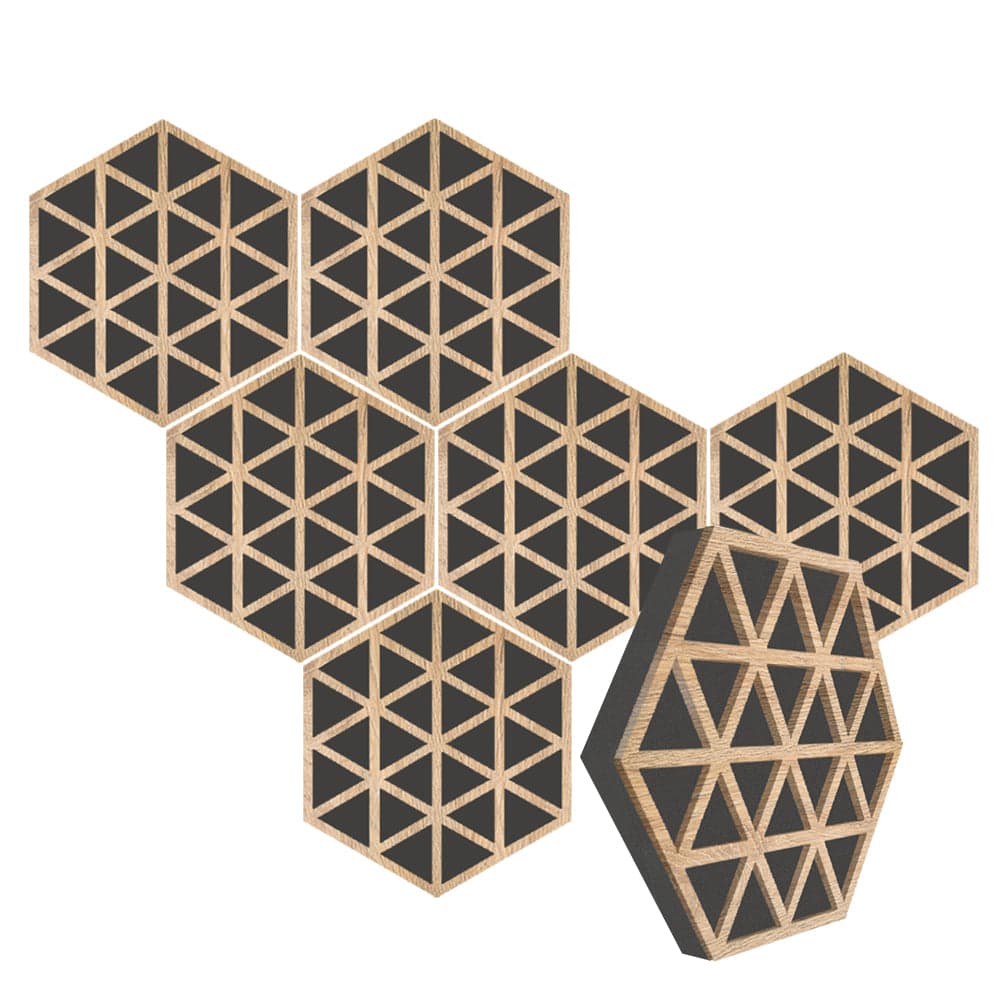 Isometric Triangle Hexagon Diffuser + Absorber (KK1417) – Arrowzoom ...