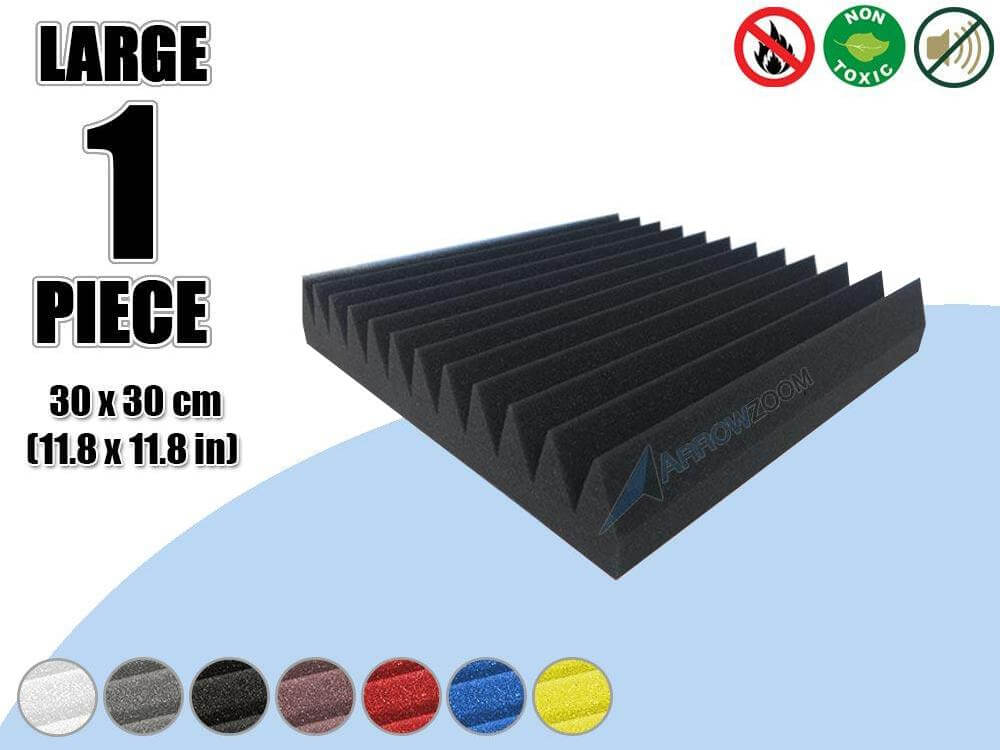 Arrowzoom Acoustic Multi Wedge Foam - Solid Colors - KK1167 - Size: 1 Piece - 30 x 30 x 5 cm