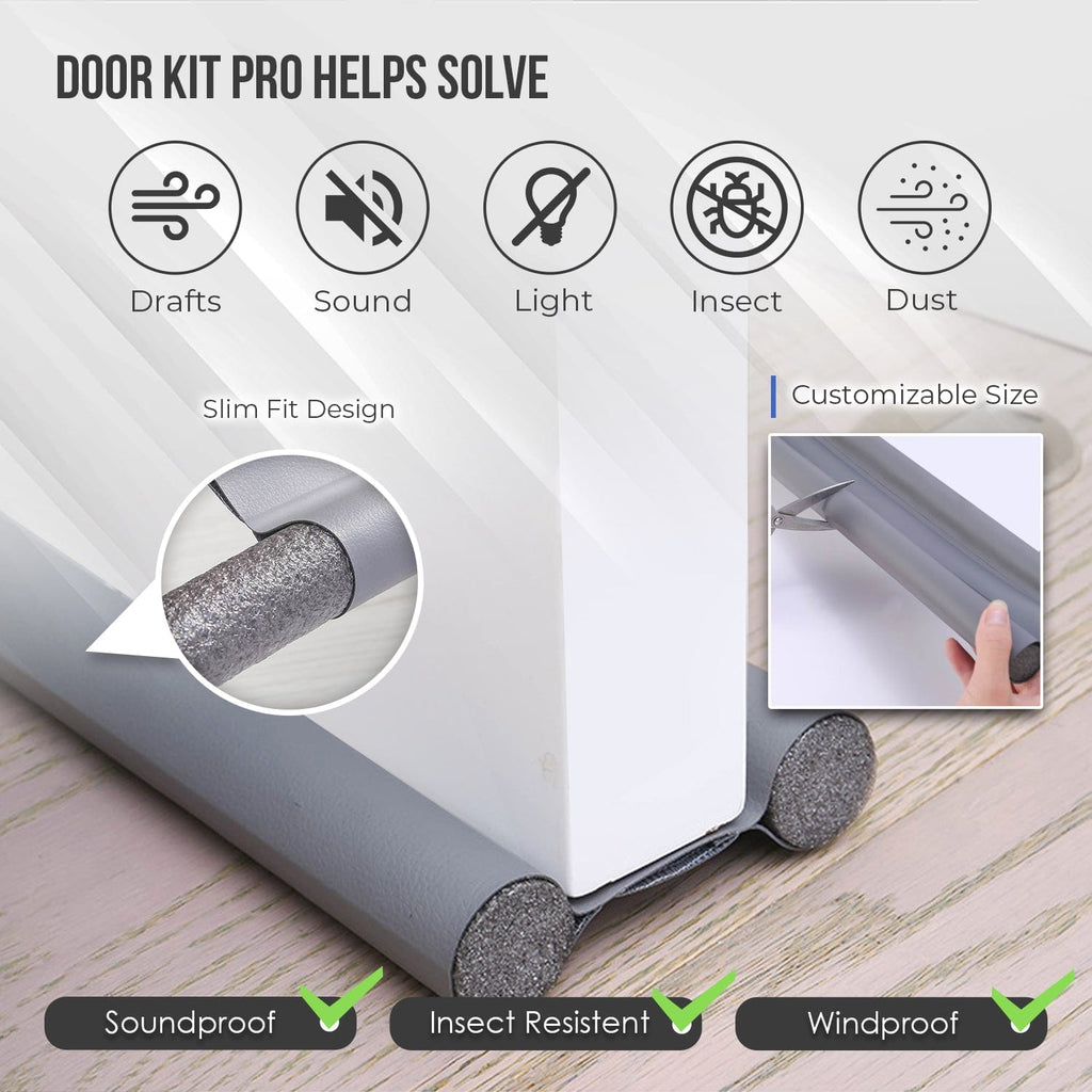 Buy Soundproofing Door seals, window seals and door bottom seals for  soundproofing and weather proofing