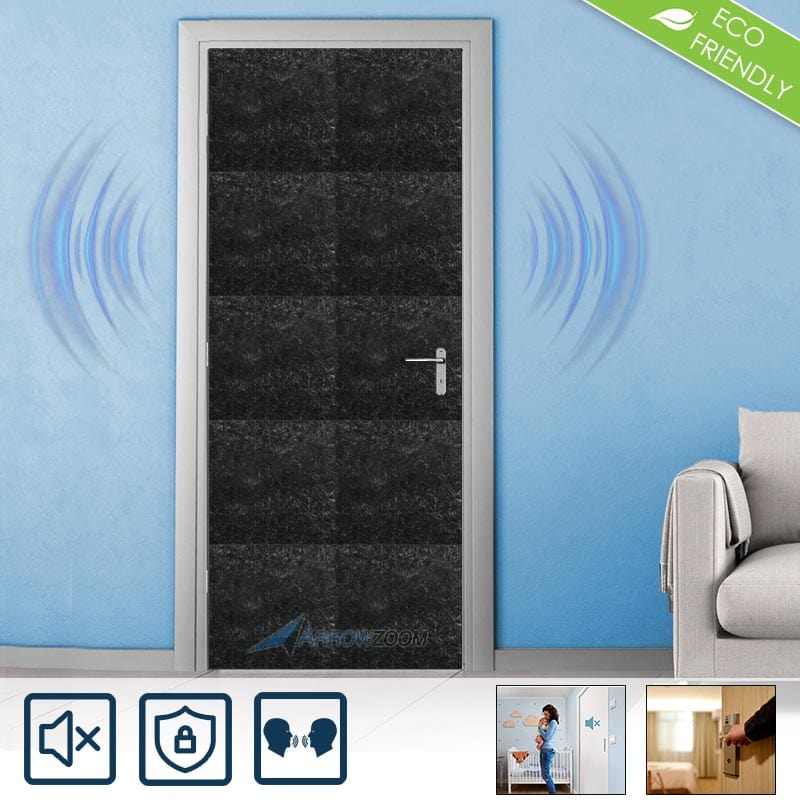 Arrowzoom Door Soundproofing Kit All in One Acoustic Panels KK1184