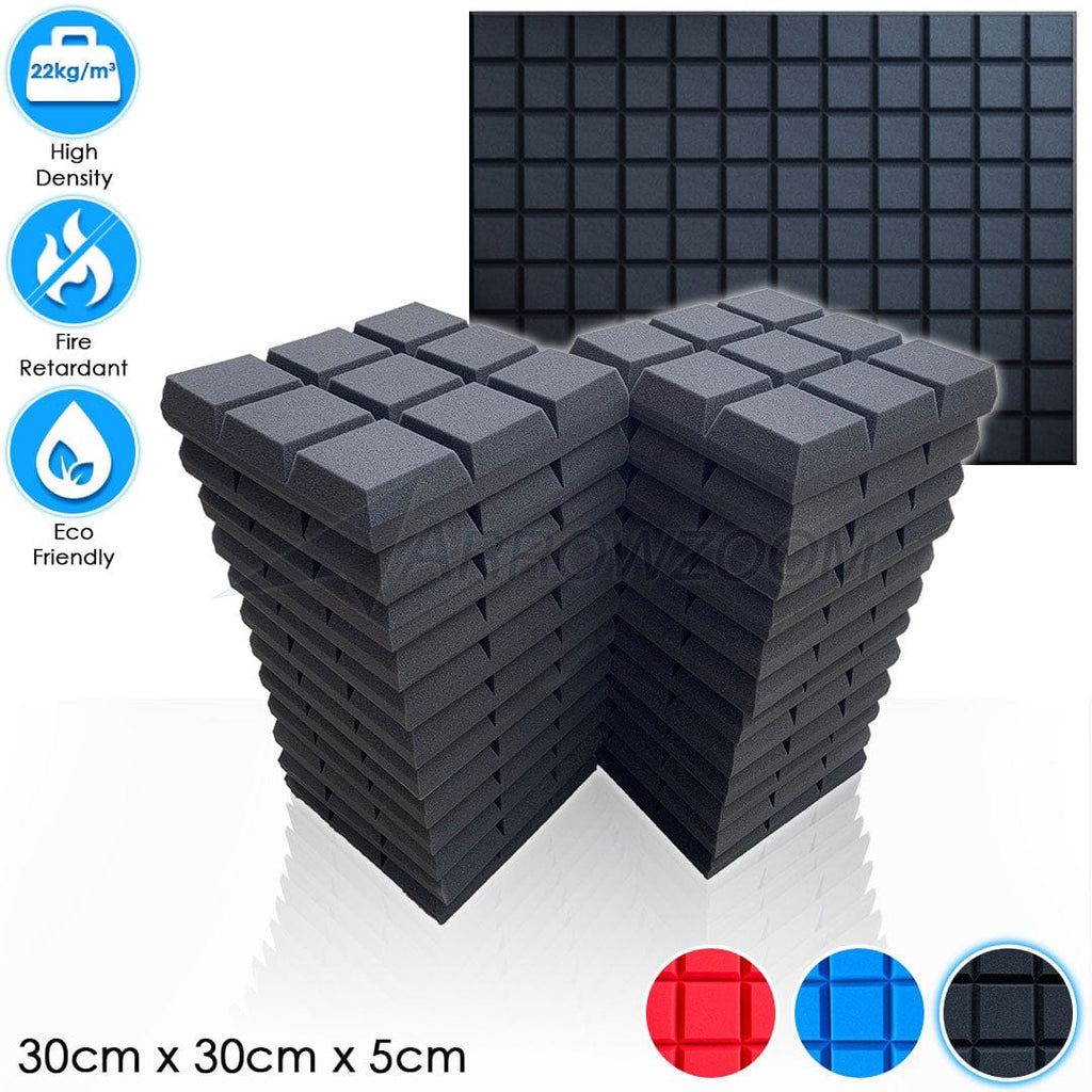 Arrowzoom™ PRO Series Soundproof Foam - Sudoku Pro - KK1195 Black / 24 pieces