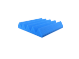 Arrowzoom Acoustic Wedge Tiles Foam - Solid Colors - KK1134 Blue / 1 Piece - 25 x 25 x 5 cm / 10 x 10 x 2in